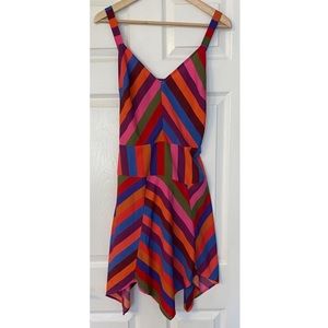 A New Day - Tie Waist Striped Dress